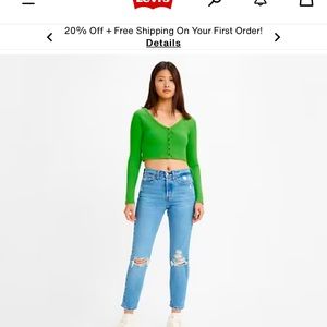 Levi’s BARELY WORN high rise wedgie fit (normally $98)